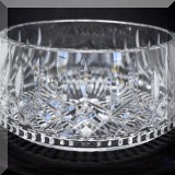 G13. Waterford Crystal bowl. 3.5”h x 7”w - $28